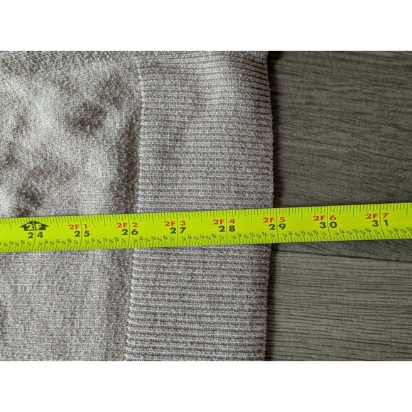 Loft Gray Knit Long Sleeve Tunic Sweater Womens XL - Picture 7 of 7